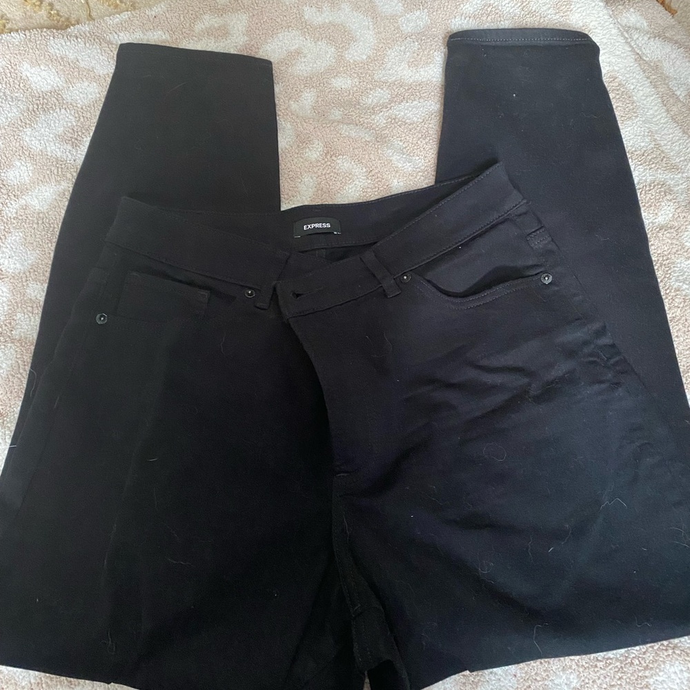 Express Classic Black Denim Pants